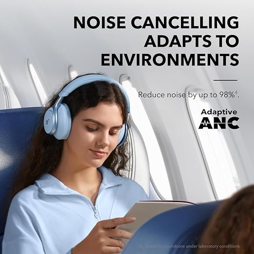 soundcore by Anker,Space One,Active Noise Cancelling in Ear Headphones,2X Stronger Voice Reduction,40H ANC Playtime,App Control,Ldac Hi-Res Wireless Audio,Comfortable Fit,Clear Calls,Bluetooth 5.3 - Image 4